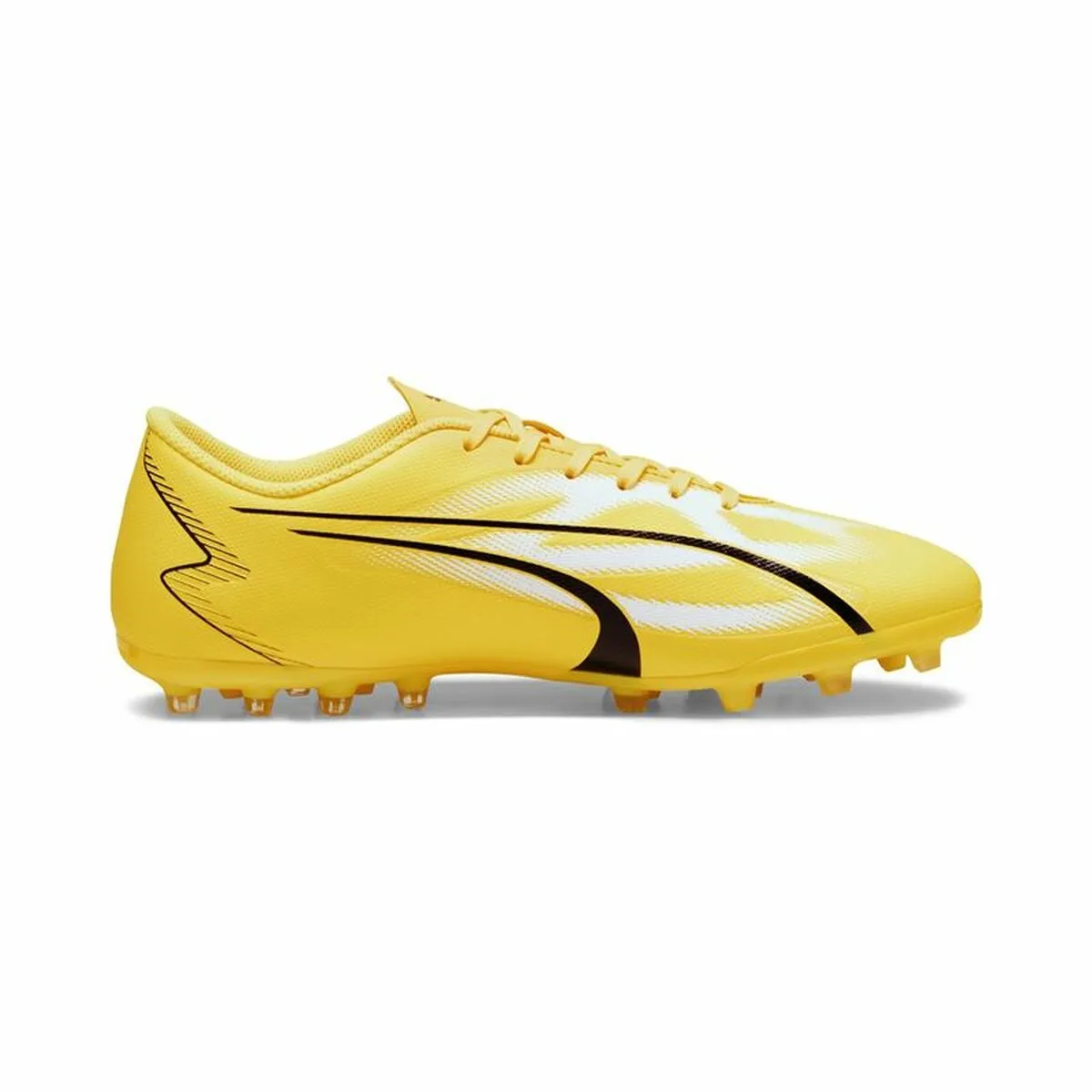 Scarpe da Calcio per Adulti Puma Ultra Play MG Giallo