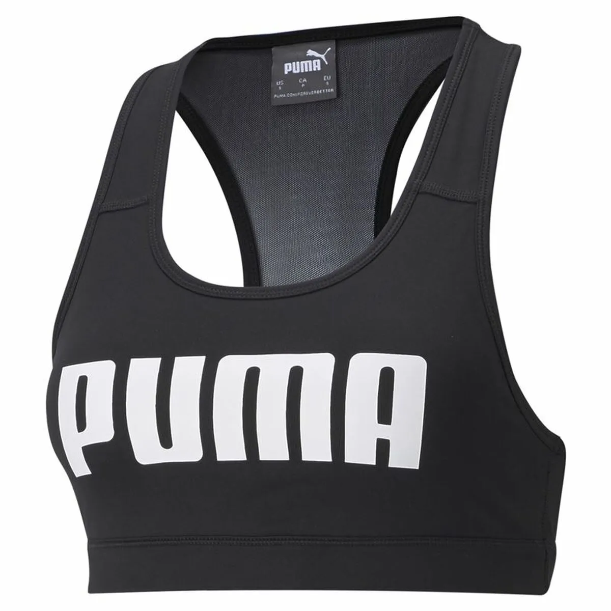 Reggiseno Sportivo Puma Mid Impact 4Keeps Nero