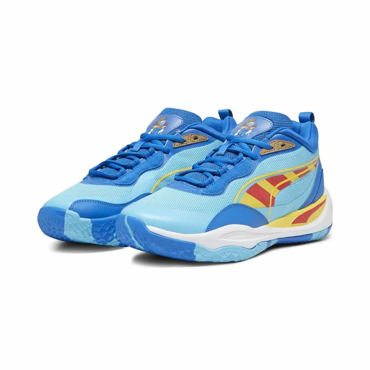 Scarpe da Basket per Adulti Puma THE SMURFS Playmaker Pro Azzurro Chiaro