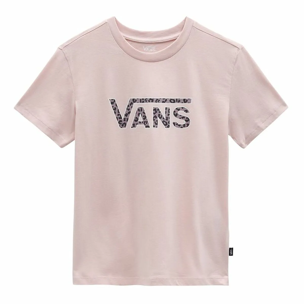 Maglia a Maniche Corte Donna Vans V Cheetah Rosa chiaro