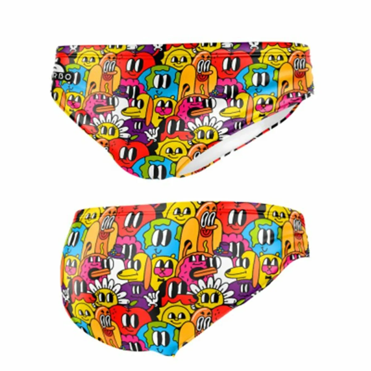 Costume da Bagno Uomo Turbo Fun-Comic Rosso