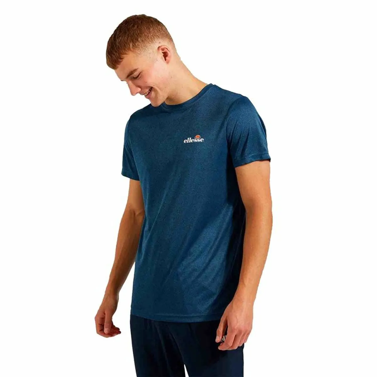 Maglia a Maniche Corte Uomo Ellesse Malbe  Azzurro