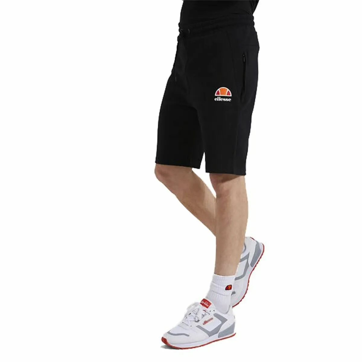 Pantaloni Corti Sportivi da Uomo Ellesse Kraviz  Nero