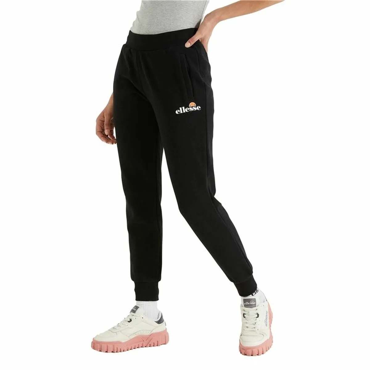 Pantalone Lungo Sportivo Ellesse Hallouli Nero Donna