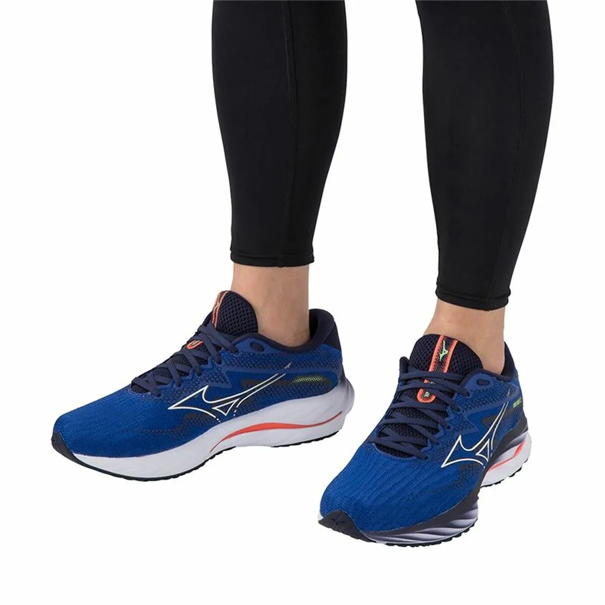 Scarpe da Running per Adulti Mizuno Wave Rider 27 Azzurro Uomo