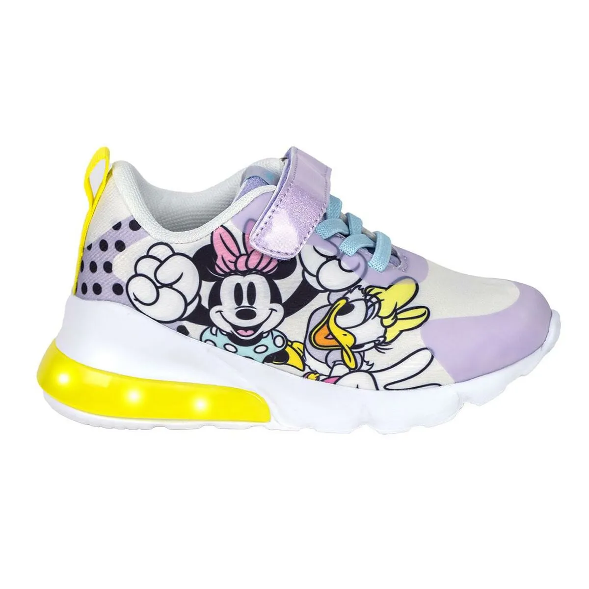 Scarpe Sportive con LED Minnie Mouse Lilla