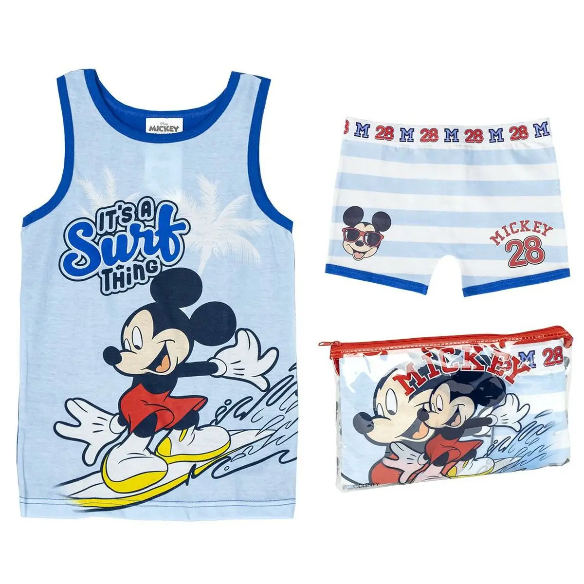 Pigiama Per bambini Mickey Mouse Azzurro