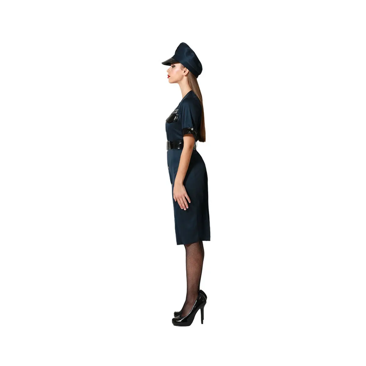 Costume per Adulti Azzurro Poliziotto Donna