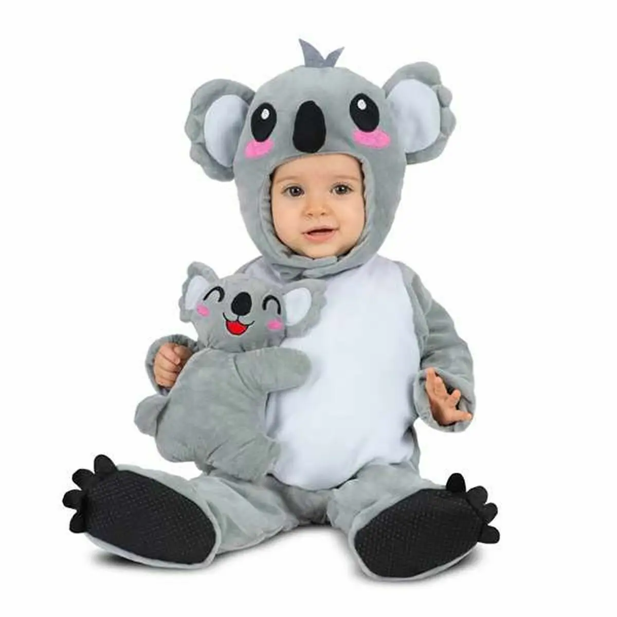 Costume per Neonati My Other Me Grigio Koala 4 Pezzi