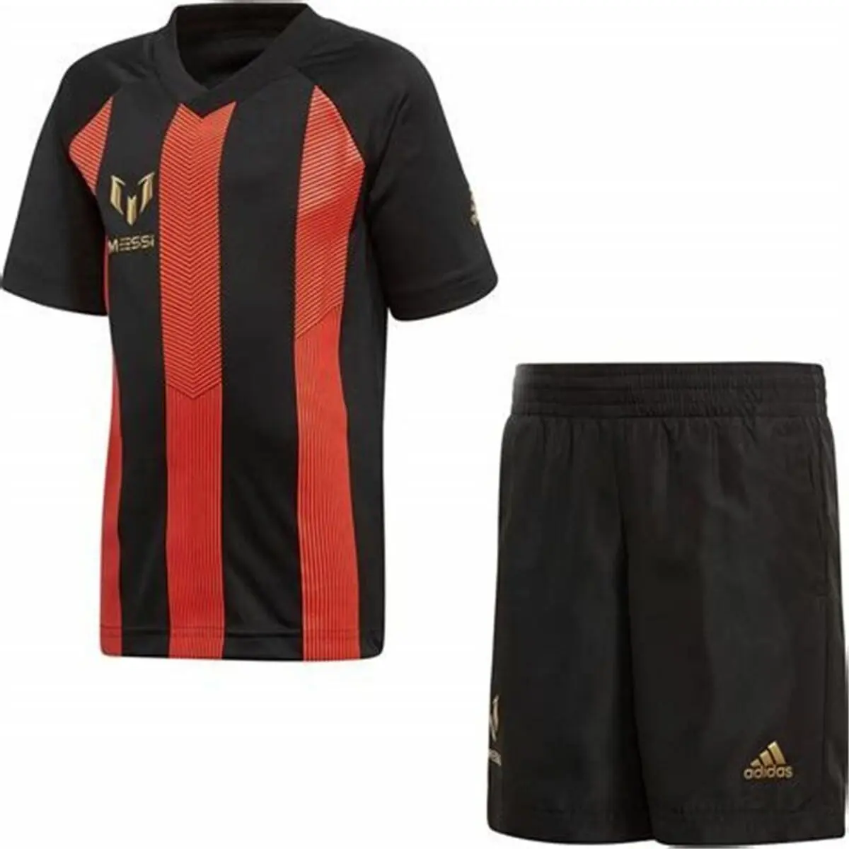 Completo Sportivo per Bambini Adidas Messi Rosso