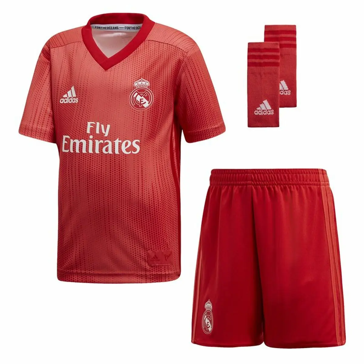 Completo Sportivo per Bambini Adidas Real Madrid 2018/2019 Rosso