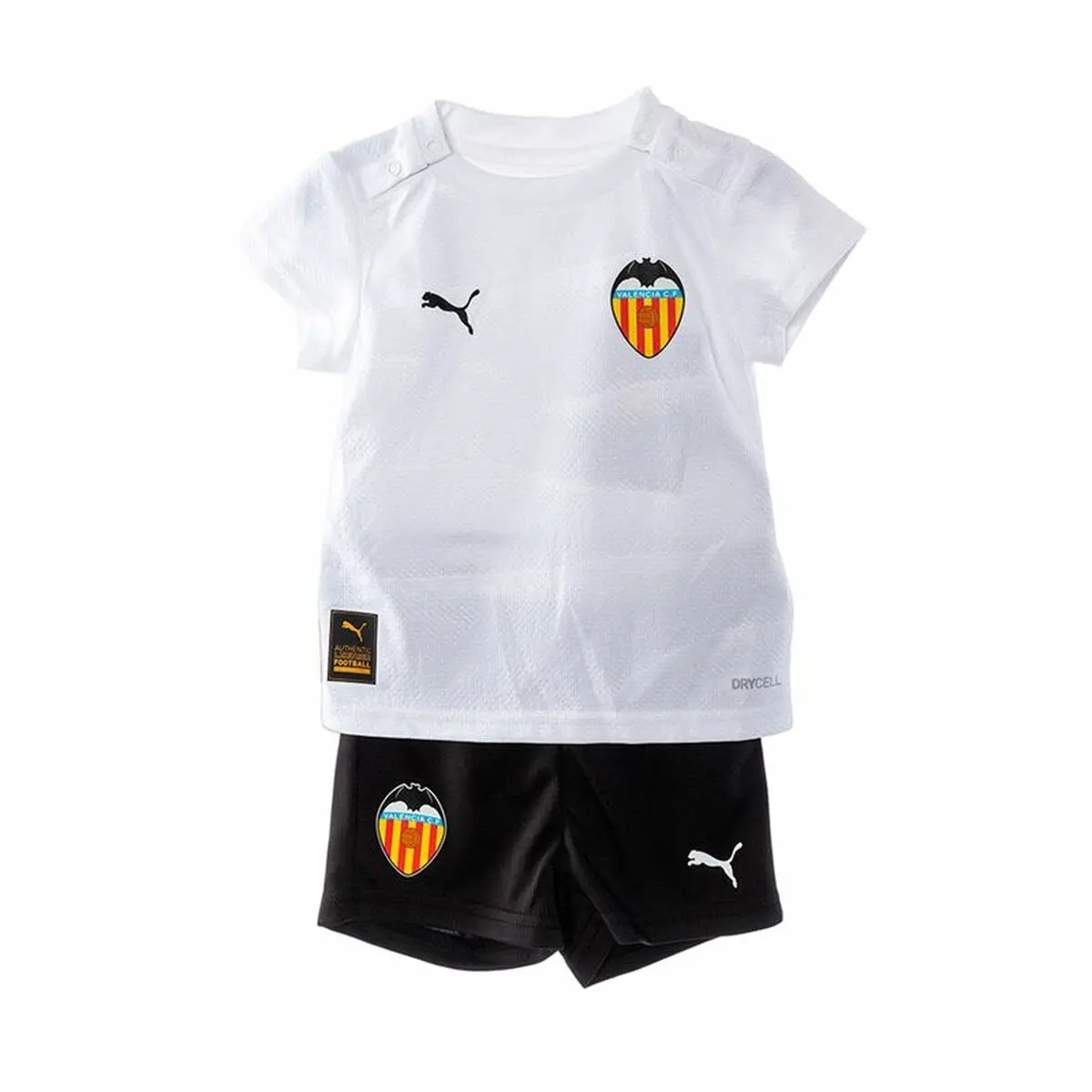 Completo Sportivo per Neonati Puma Valencia CF Bianco Nero