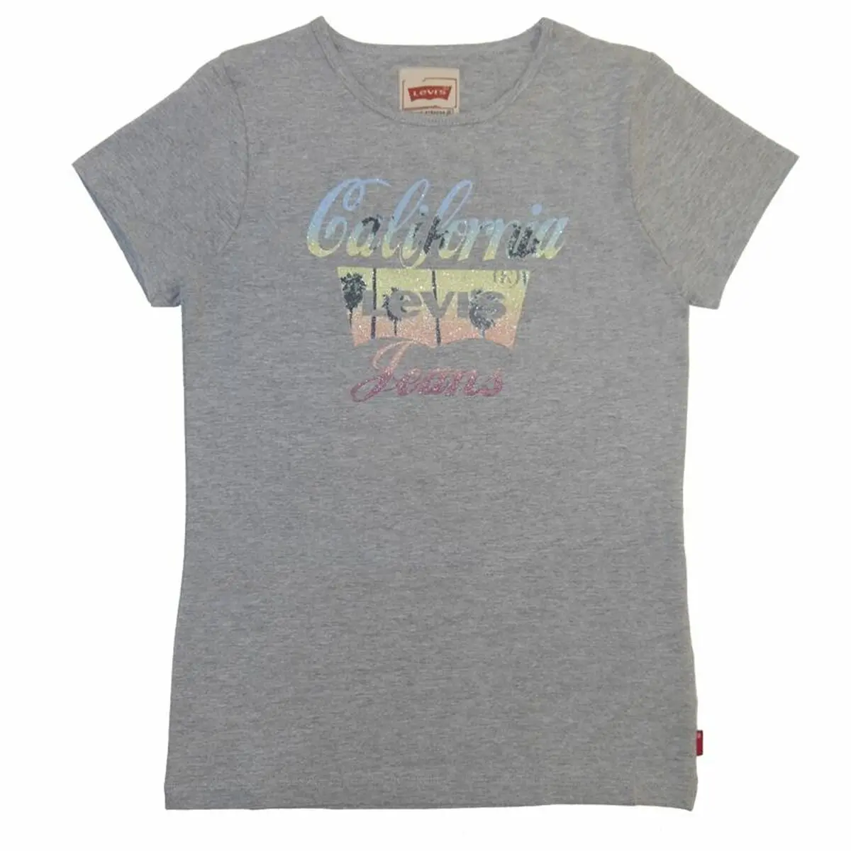 Maglia a Maniche Corte per Bambini Levi's TSCalifornia Grigio