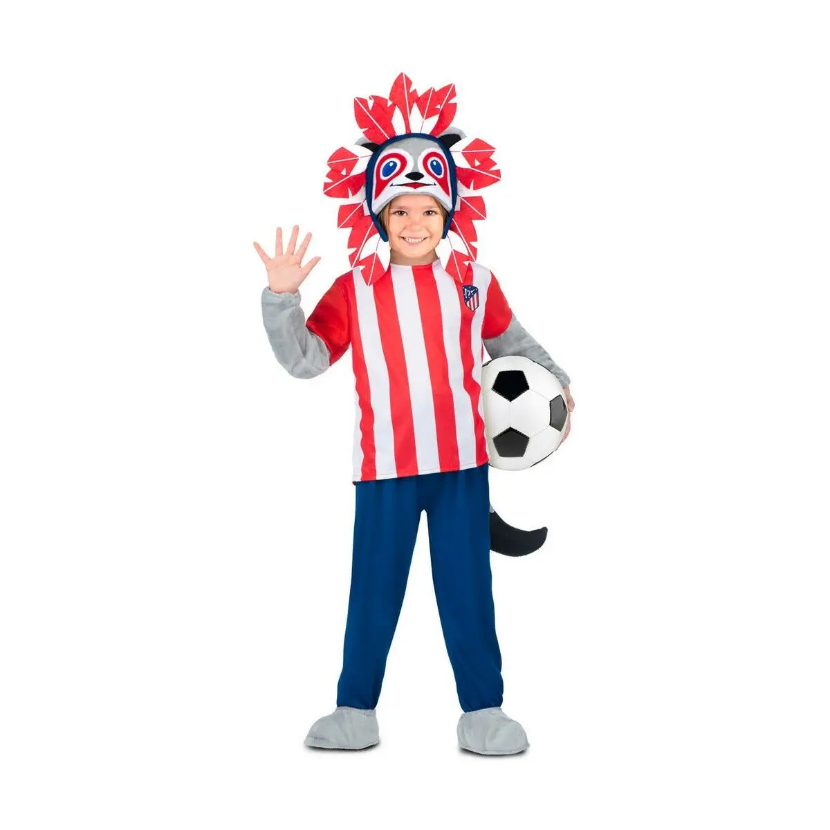 Costume per Bambini My Other Me Azzurro Rosso Atlético de Madrid (5 Pezzi)