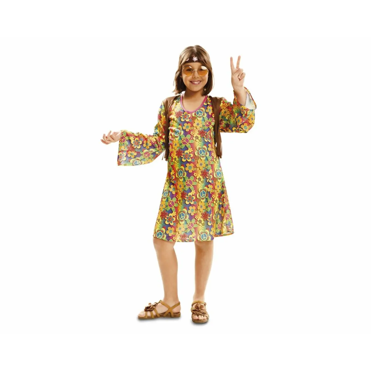 Costume per Bambini My Other Me Hippie (2 Pezzi)