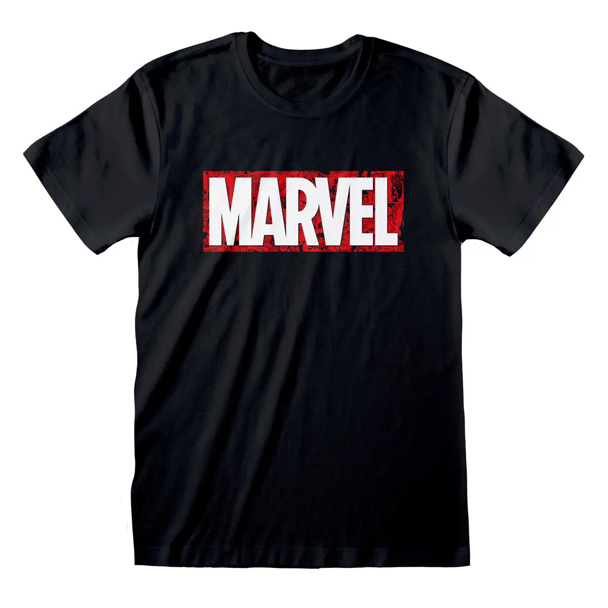 Maglia a Maniche Corte Unisex Marvel Nero