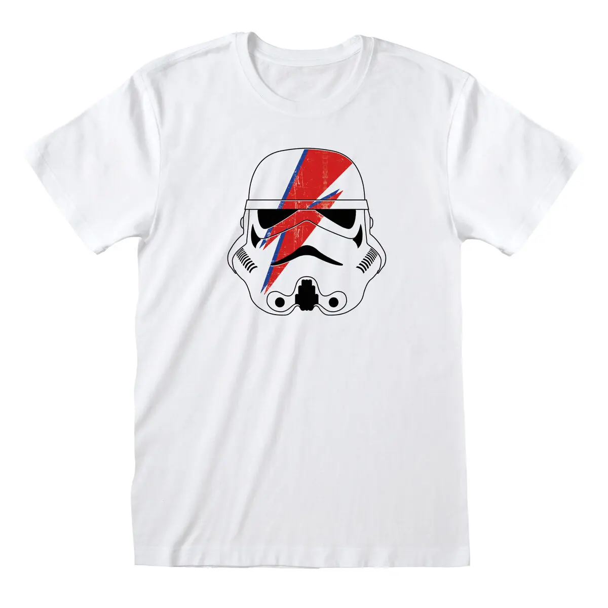 Maglia a Maniche Corte Unisex Star Wars Ziggy Stormtrooper Bianco