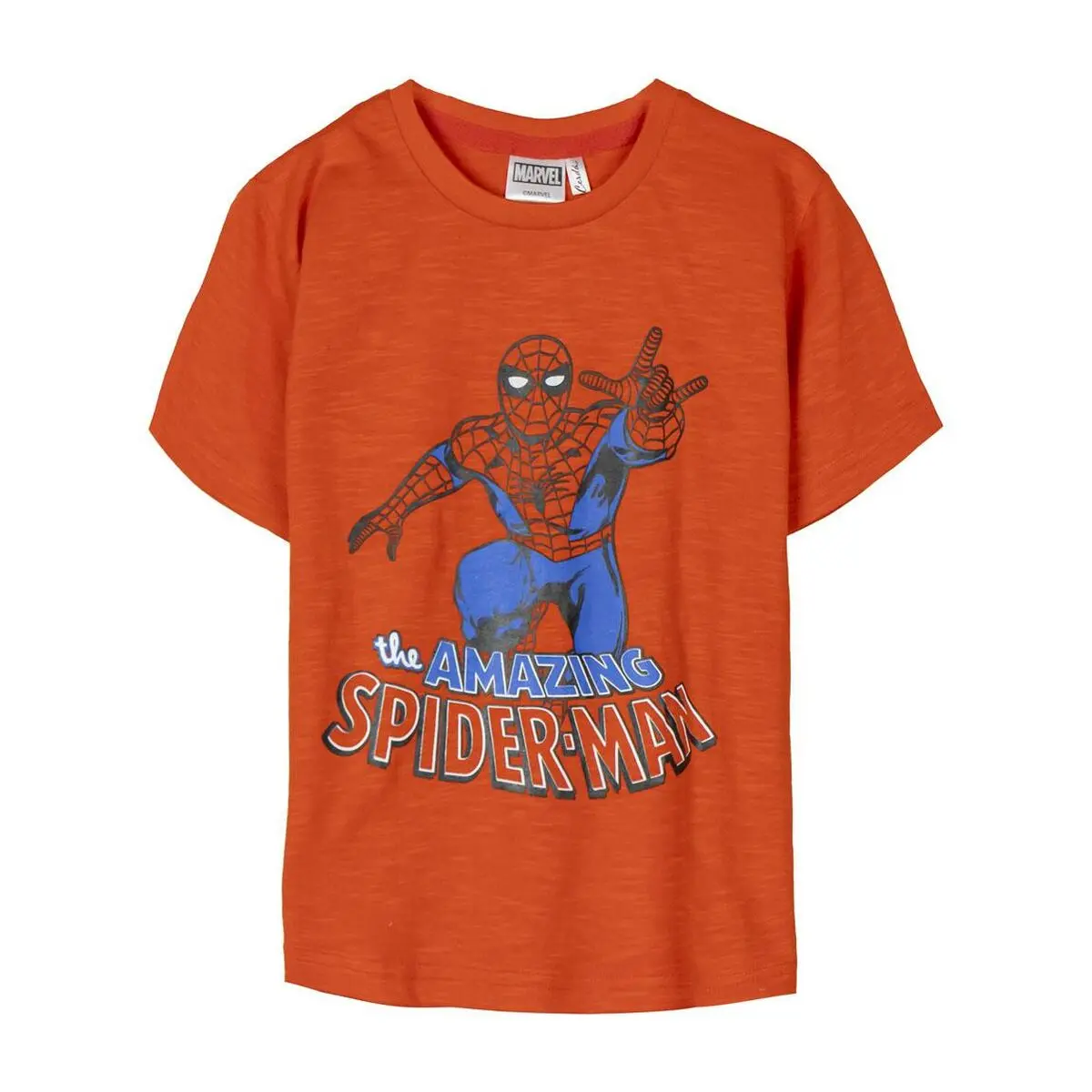 Maglia a Maniche Corte per Bambini Spider-Man Arancio