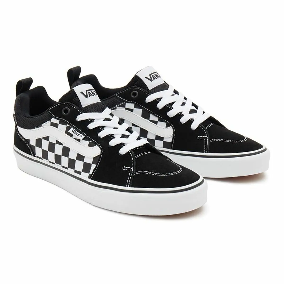 Scarpe da Tennis Casual Uomo Vans Filmore Checkerboard Nero