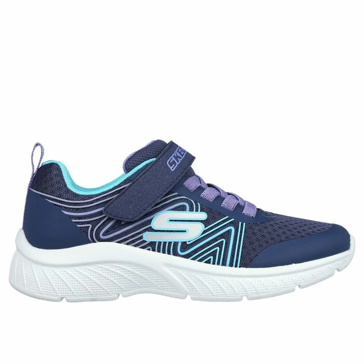 Scarpe Sportive per Bambini Skechers Microspec Plus Azzurro