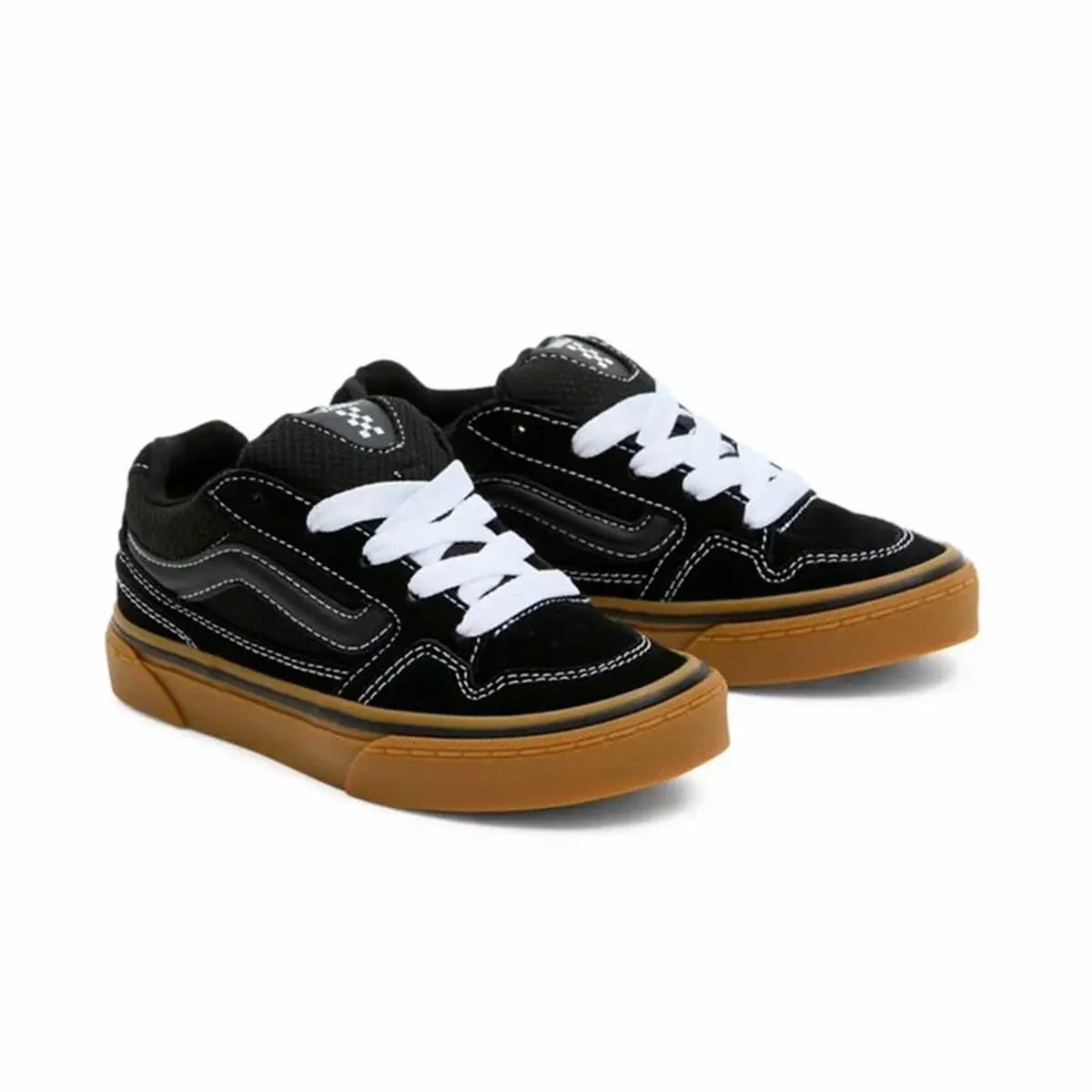 Scarpe da Tennis Casual Bambino Vans Caldrone Suedack Nero