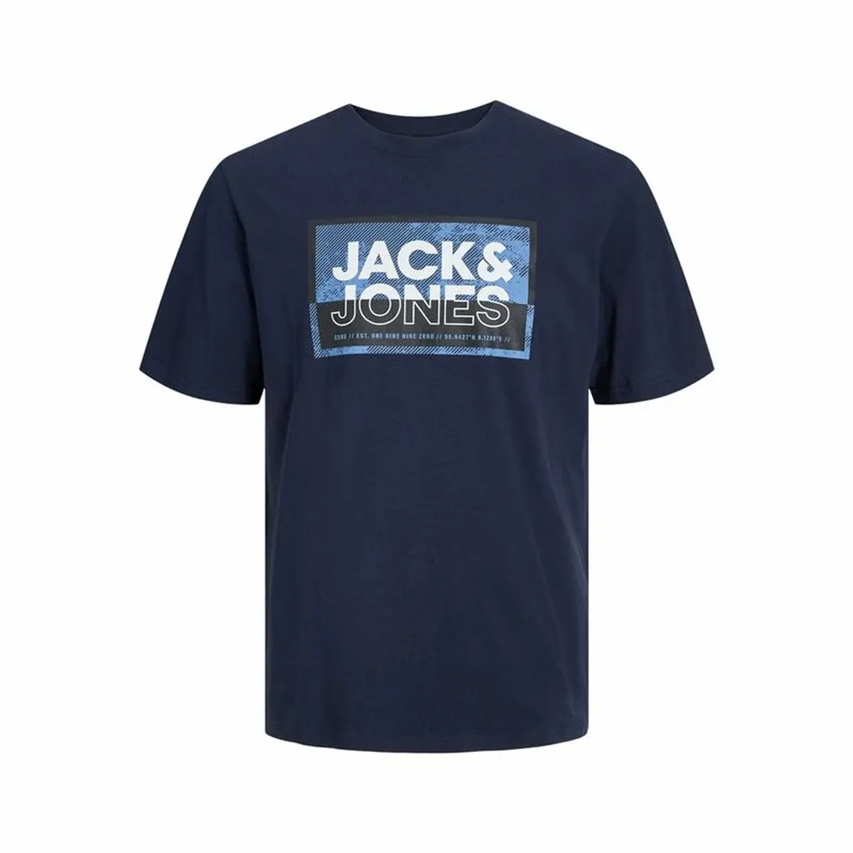 Maglia a Maniche Corte Uomo Jack & Jones logan Azzurro Uomo