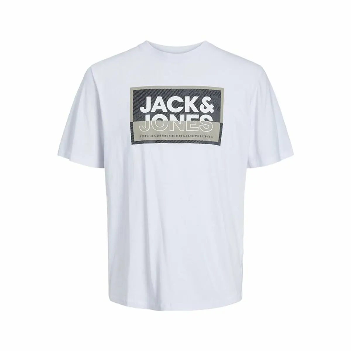 Maglia a Maniche Corte per Bambini Jack & Jones logan Bianco