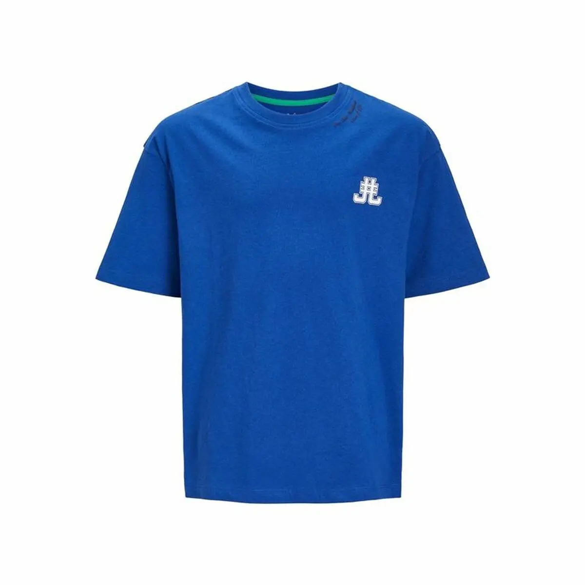 Maglia a Maniche Corte per Bambini Jack & Jones Jorcole Back Print Blu scuro