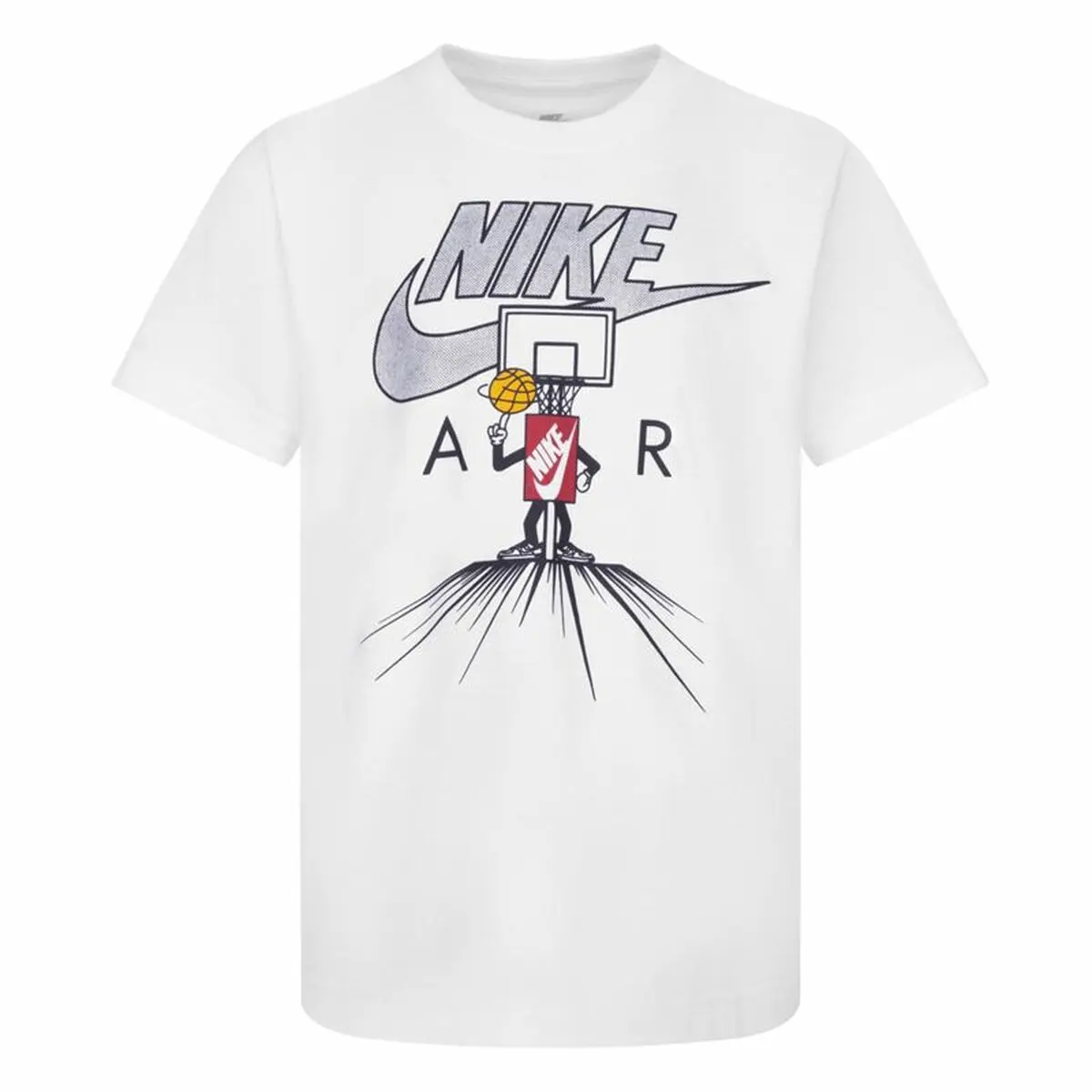 Maglia a Maniche Corte per Bambini Nike Icons Of Play Bianco