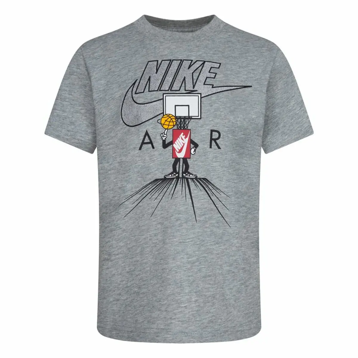 Maglia a Maniche Corte per Bambini Nike Icons Of Play Grigio