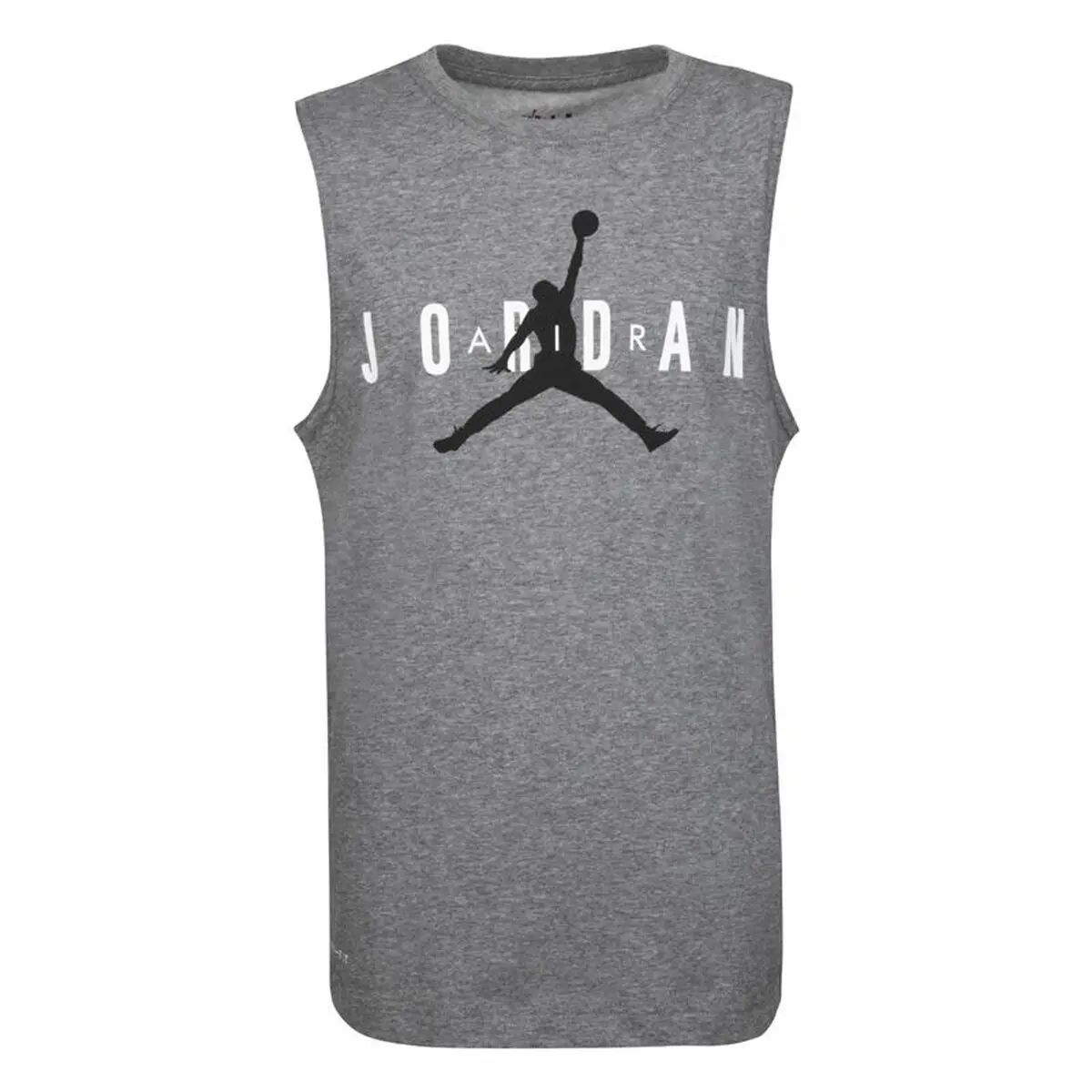 Maglia a Maniche Corte per Bambini Nike Jordan  Grigio Grigio chiaro