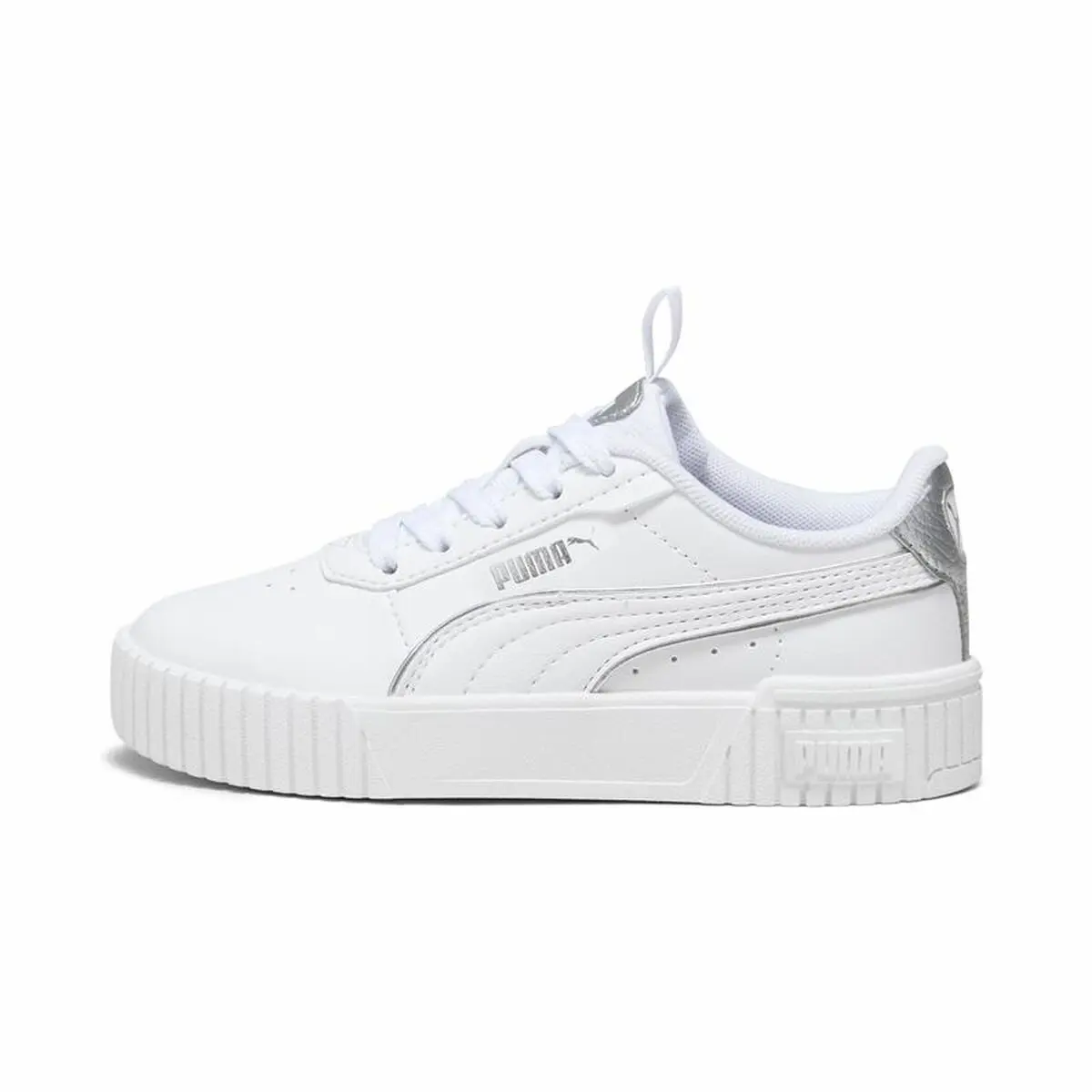 Scarpe da Tennis Casual Bambino Puma Carina 2.0 Pop Up Bianco Per bambini