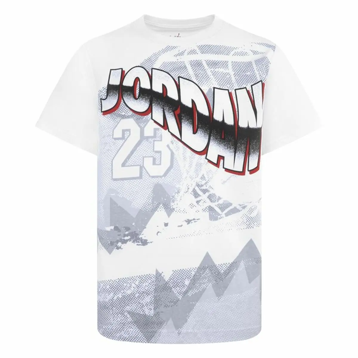 Maglia a Maniche Corte per Bambini Jordan Jordan Bianco