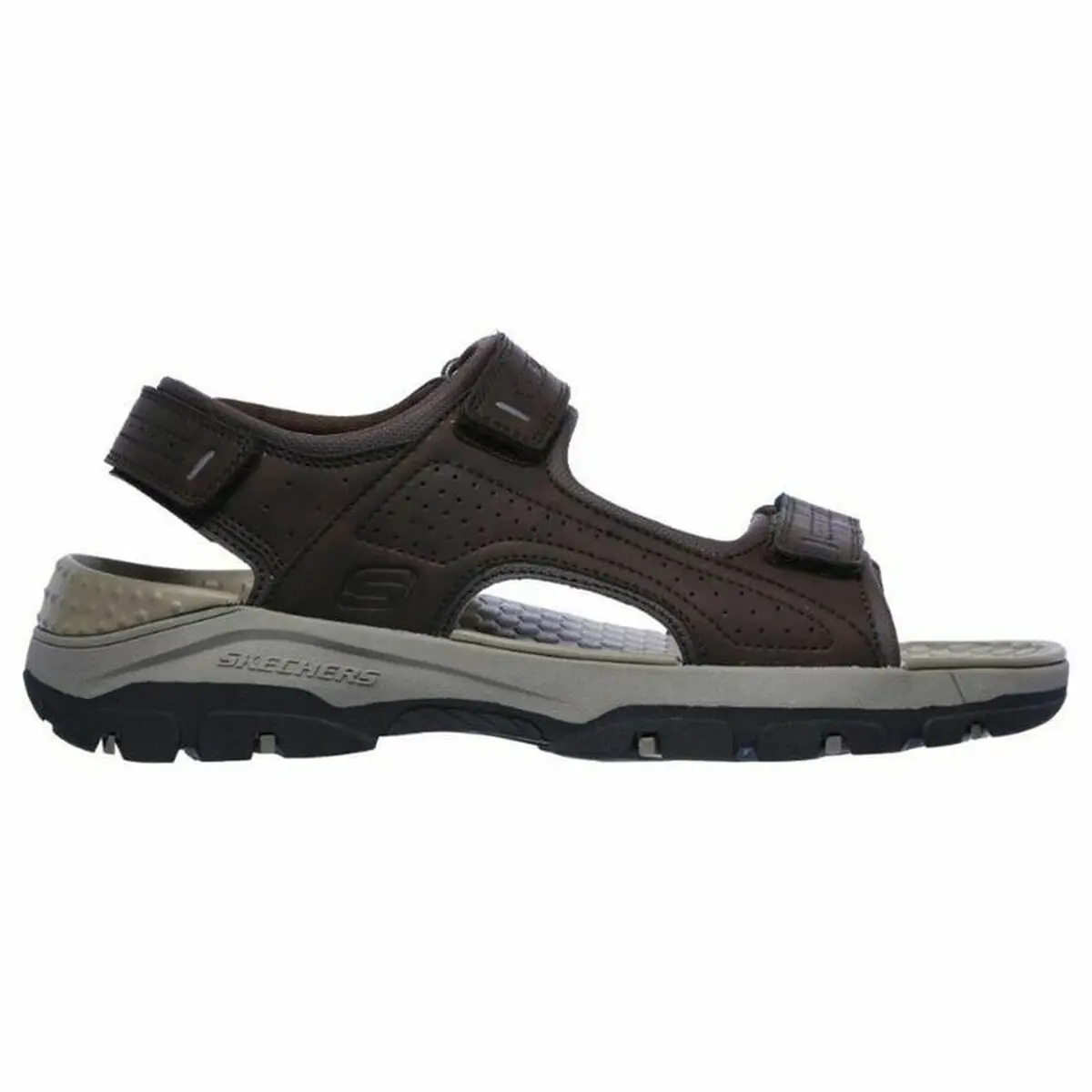 Ciabatte Skechers Tresmen Garo M Marrone