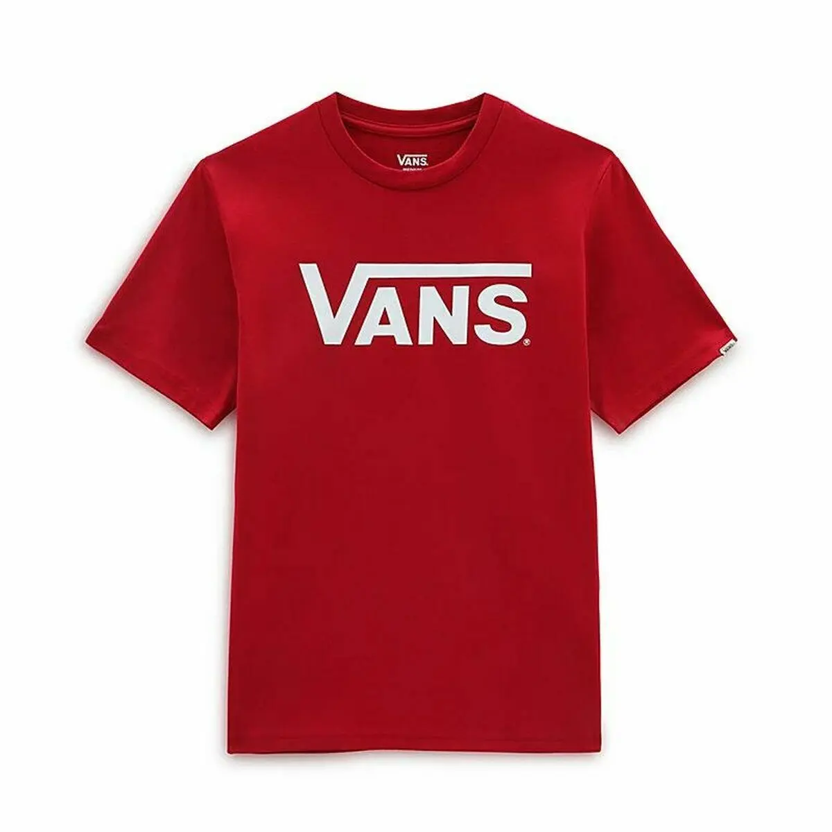 Maglia a Maniche Corte Bambino Vans Classic Rosso