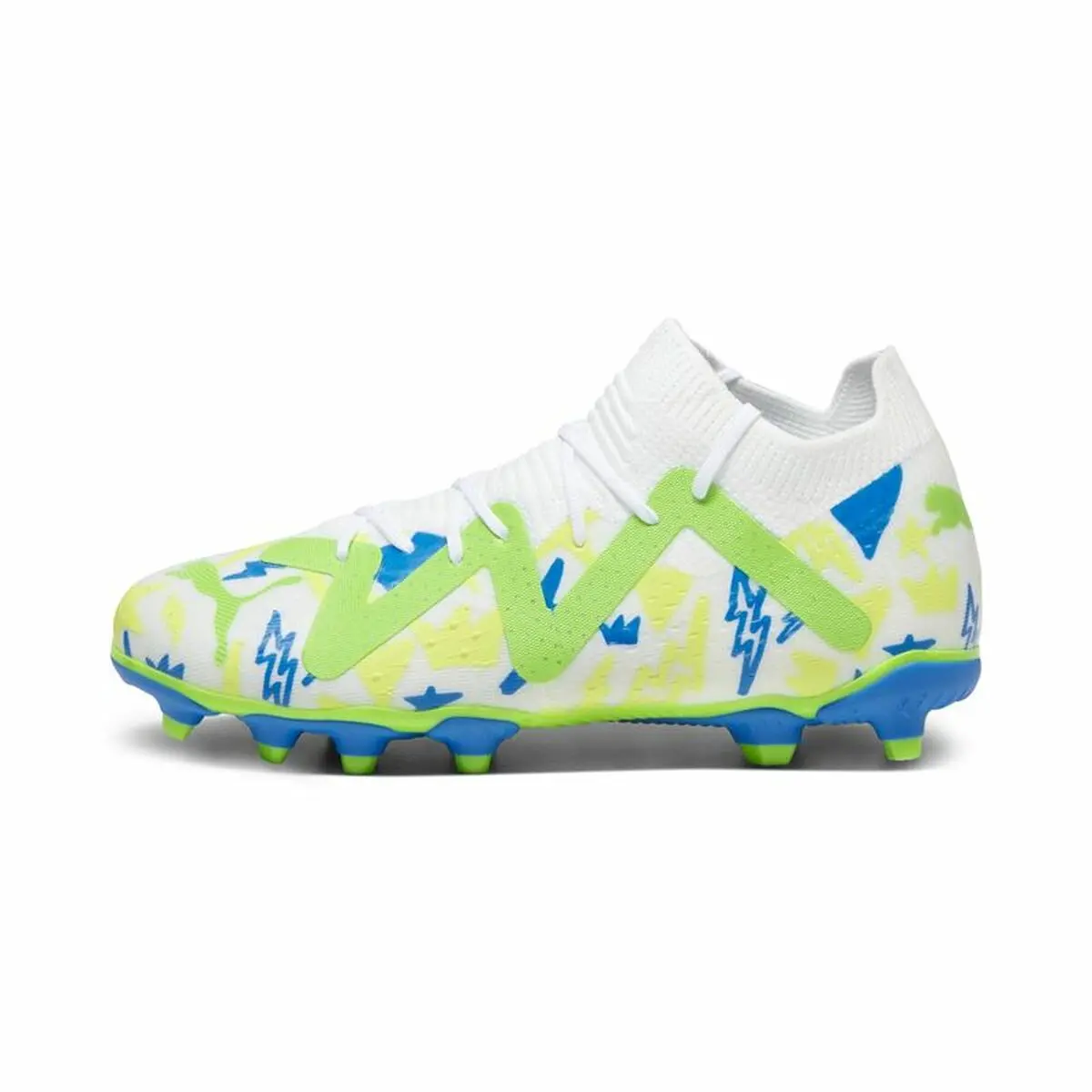 Scarpe da Calcio per Bambini Puma Future Match N Fg Bianco