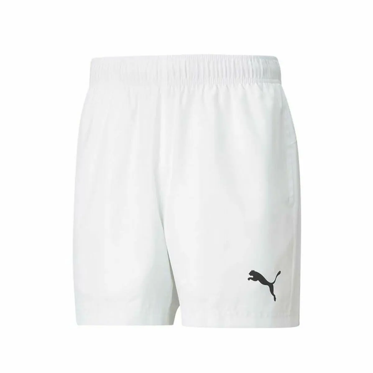 Pantaloni Corti Sportivi da Uomo Puma Active Woven M Bianco