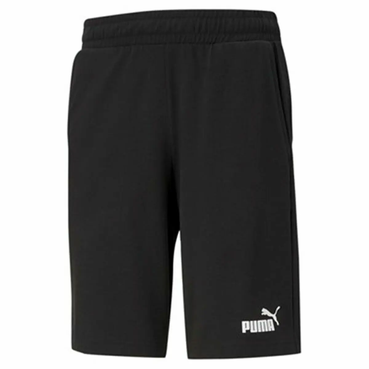 Pantaloni Corti Sportivi da Uomo Puma Essentials Nero