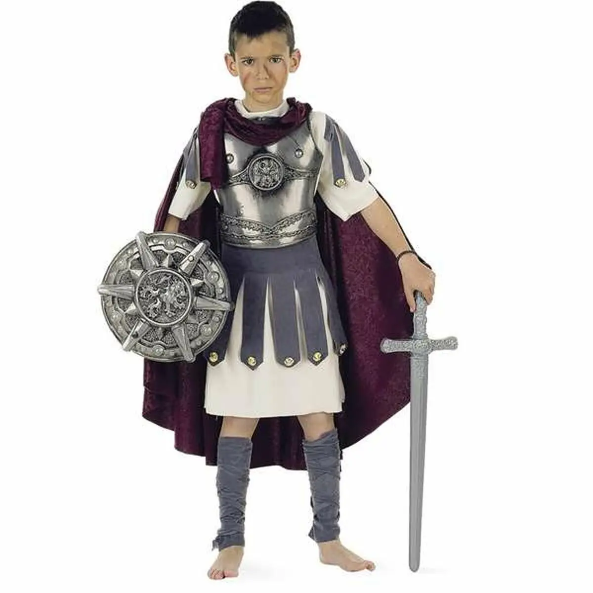 Costume per Bambini Limit Costumes Guerriero troiano 4 Pezzi