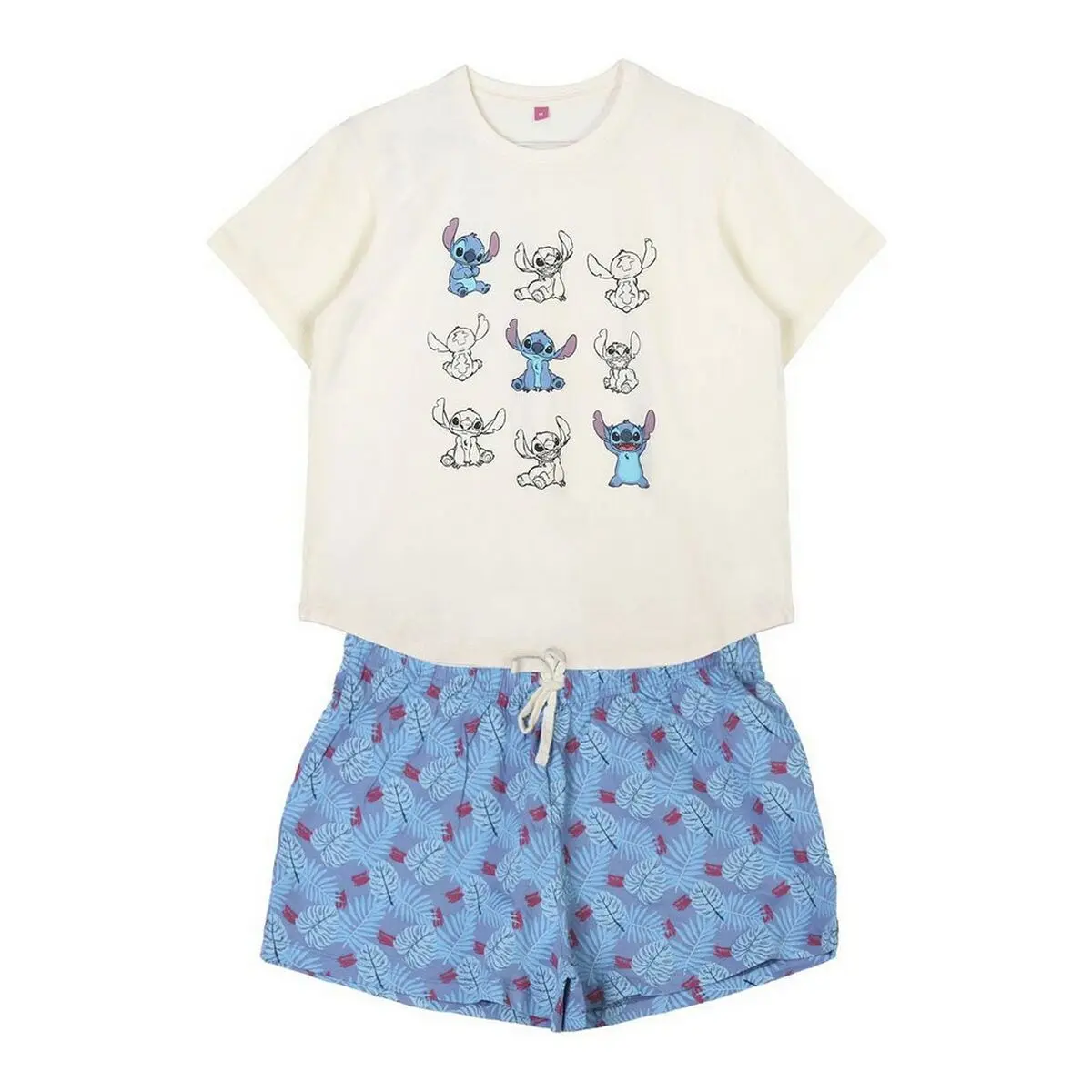 Pigiama Stitch Donna Azzurro