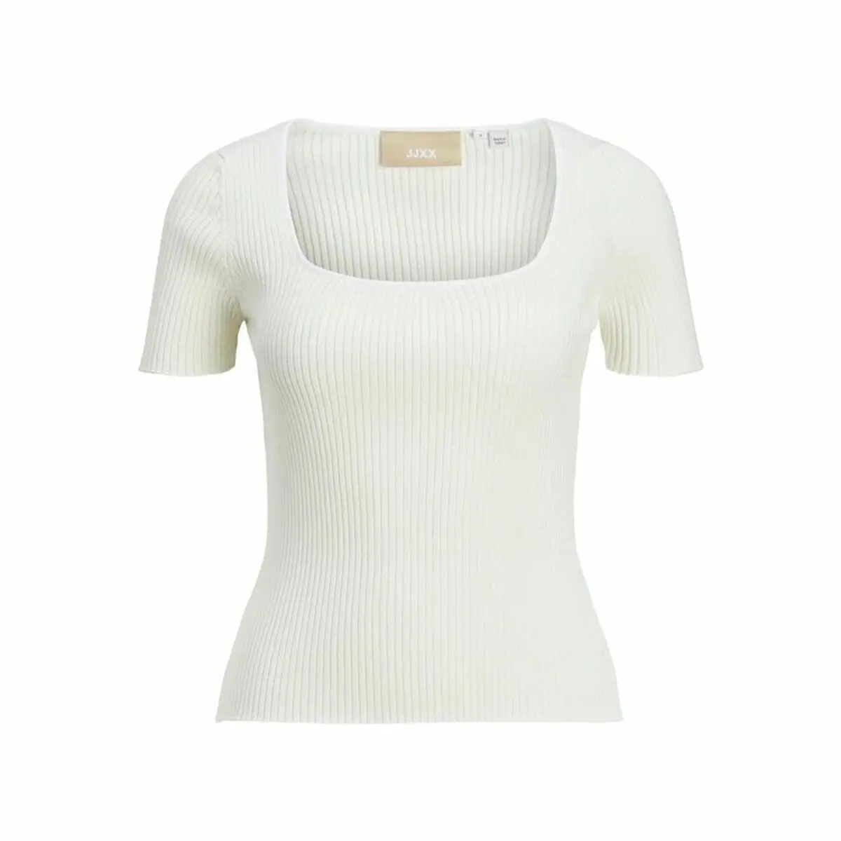 Maglia a Maniche Corte Donna Jxsky Ss Jack & Jones Cloud Dancer Bianco Caldo