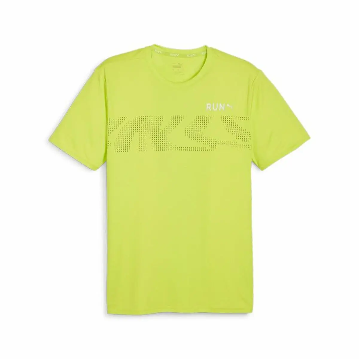 Maglia a Maniche Corte Uomo Puma RUN FAVORITE S GRA Verde Chiaro