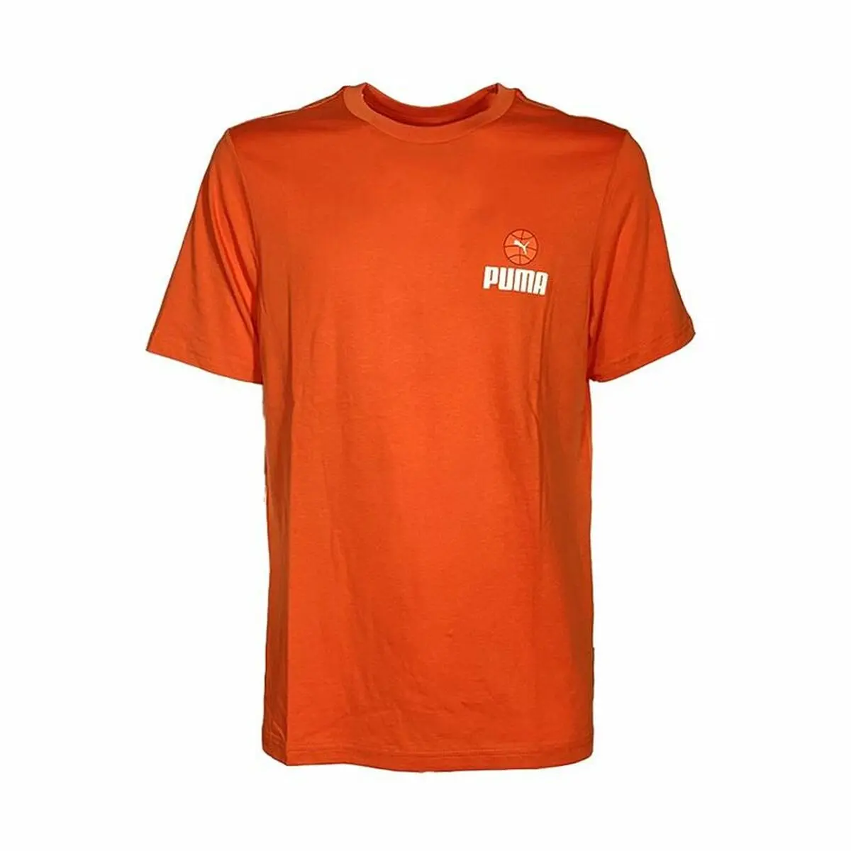 Maglia a Maniche Corte Uomo Puma Chilli Powder Arancio