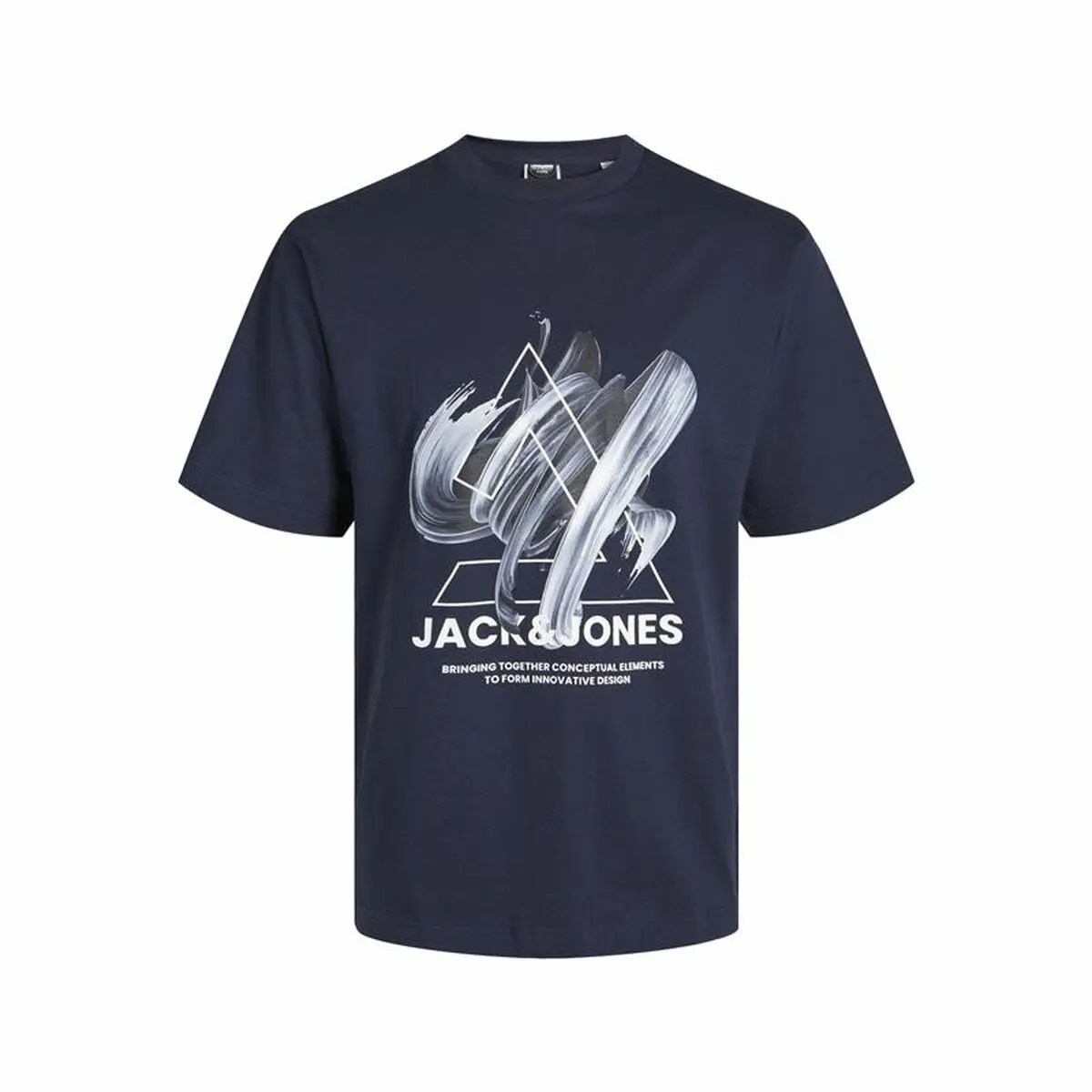 Maglia a Maniche Corte Bambino Jack & Jones Jcotint Tee Ss Azzurro