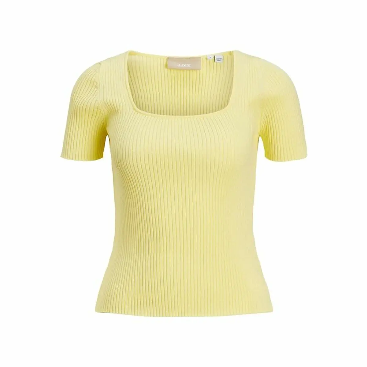 Maglia a Maniche Corte Donna Jxsky Ss Jack & Jones French Vanilla Giallo