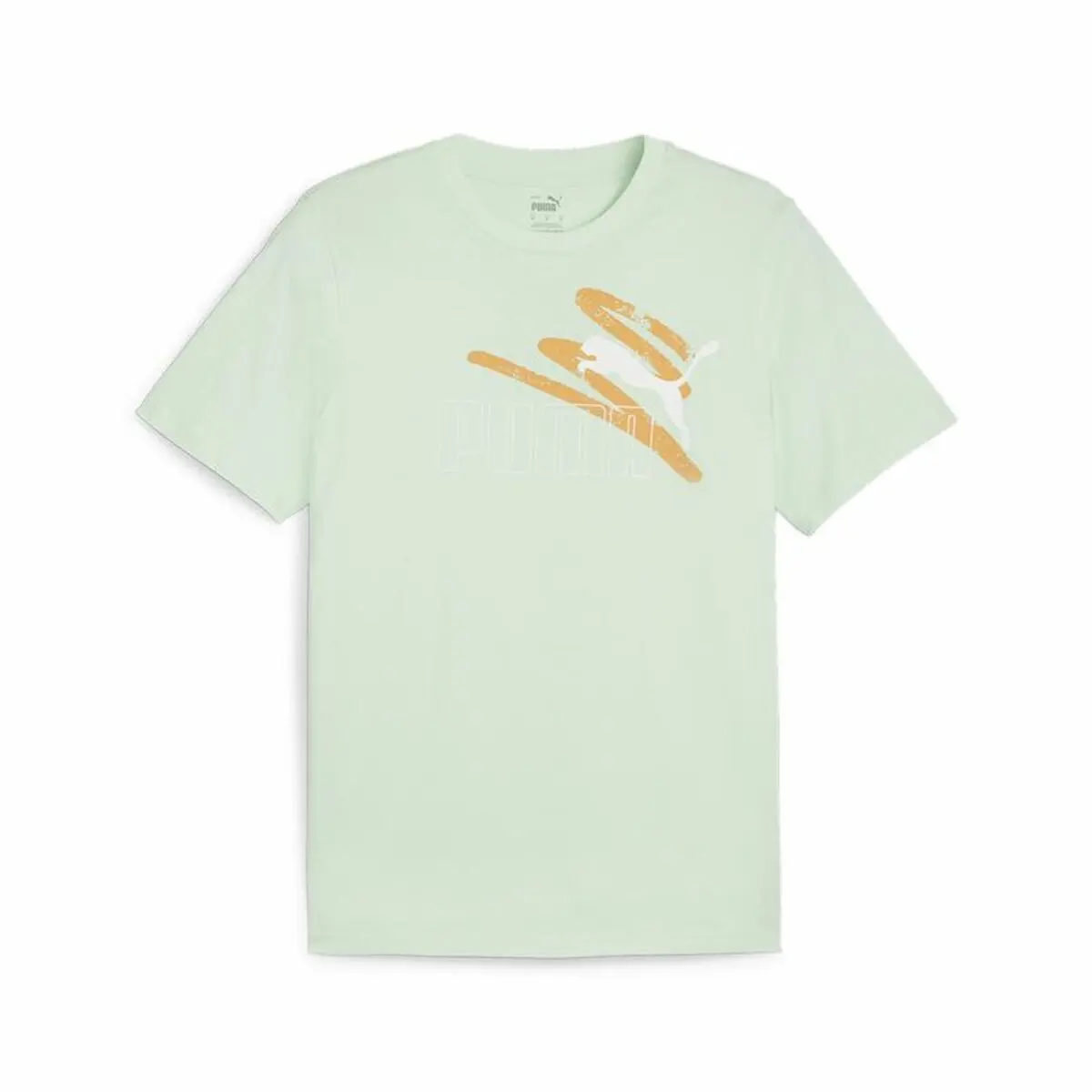 Maglia a Maniche Corte Uomo Puma Essentials+ AB Summer Verde scuro