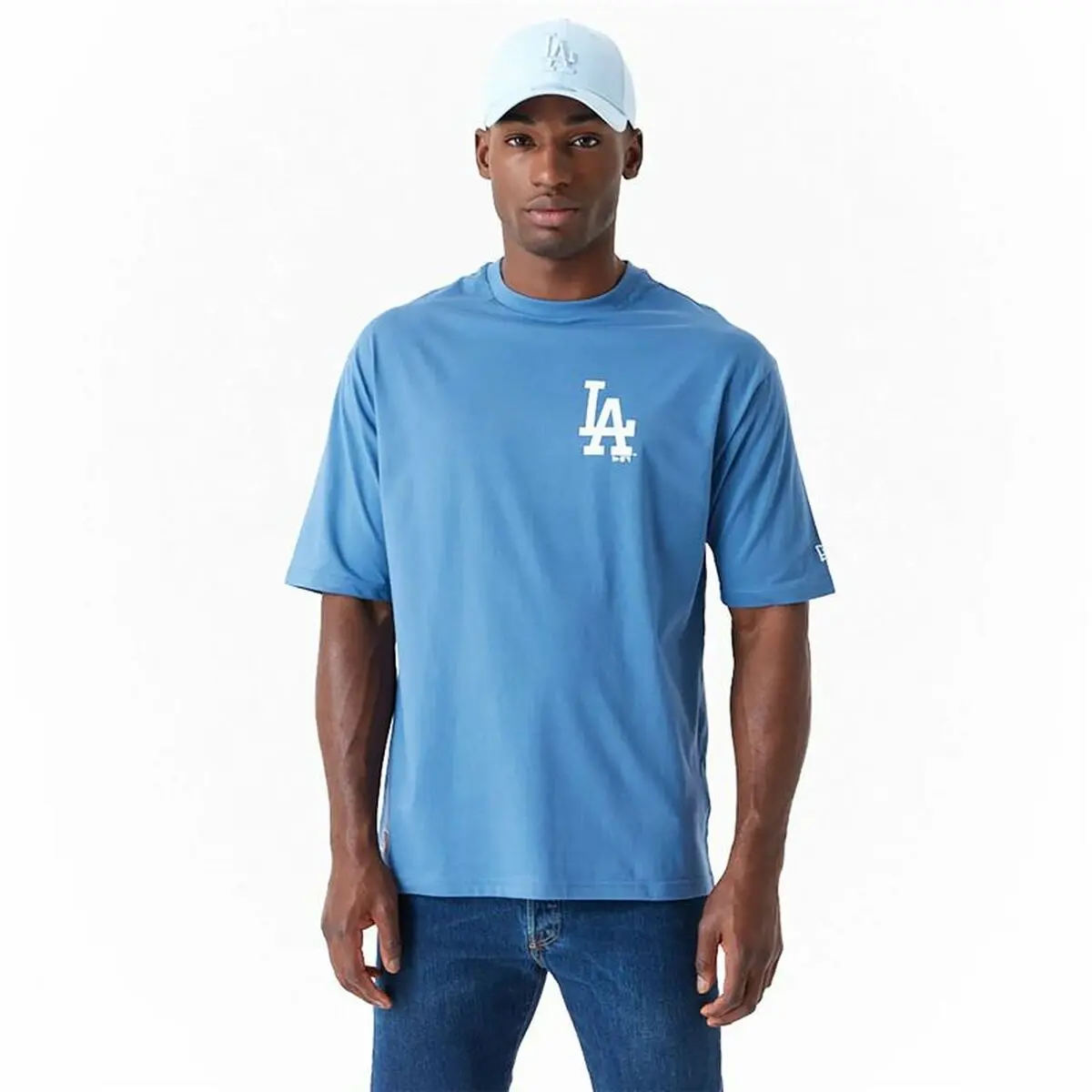 Maglia a Maniche Corte Uomo New Era LA Dodgers MLB World Series