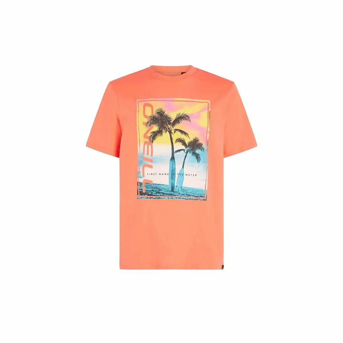 Maglia a Maniche Corte Uomo O'Neill Jack Neon Living Arancio