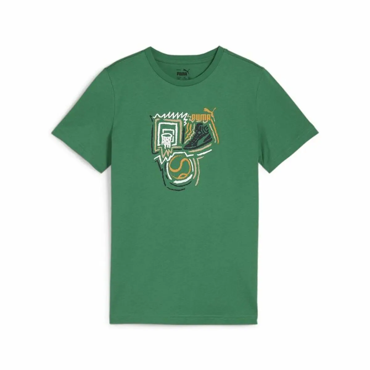 Maglia a Maniche Corte per Bambini Puma Graphic