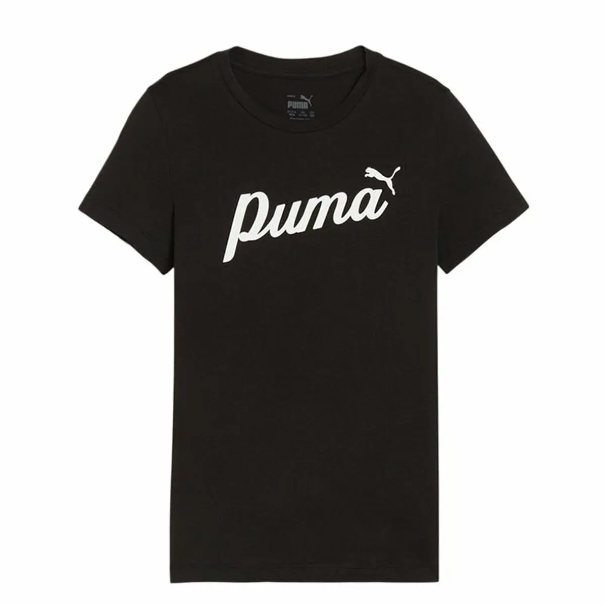 Maglia a Maniche Corte per Bambini Puma Essentials + Script